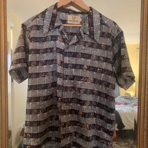 Fashion Brand Company Unisex Rings Satin Shirt